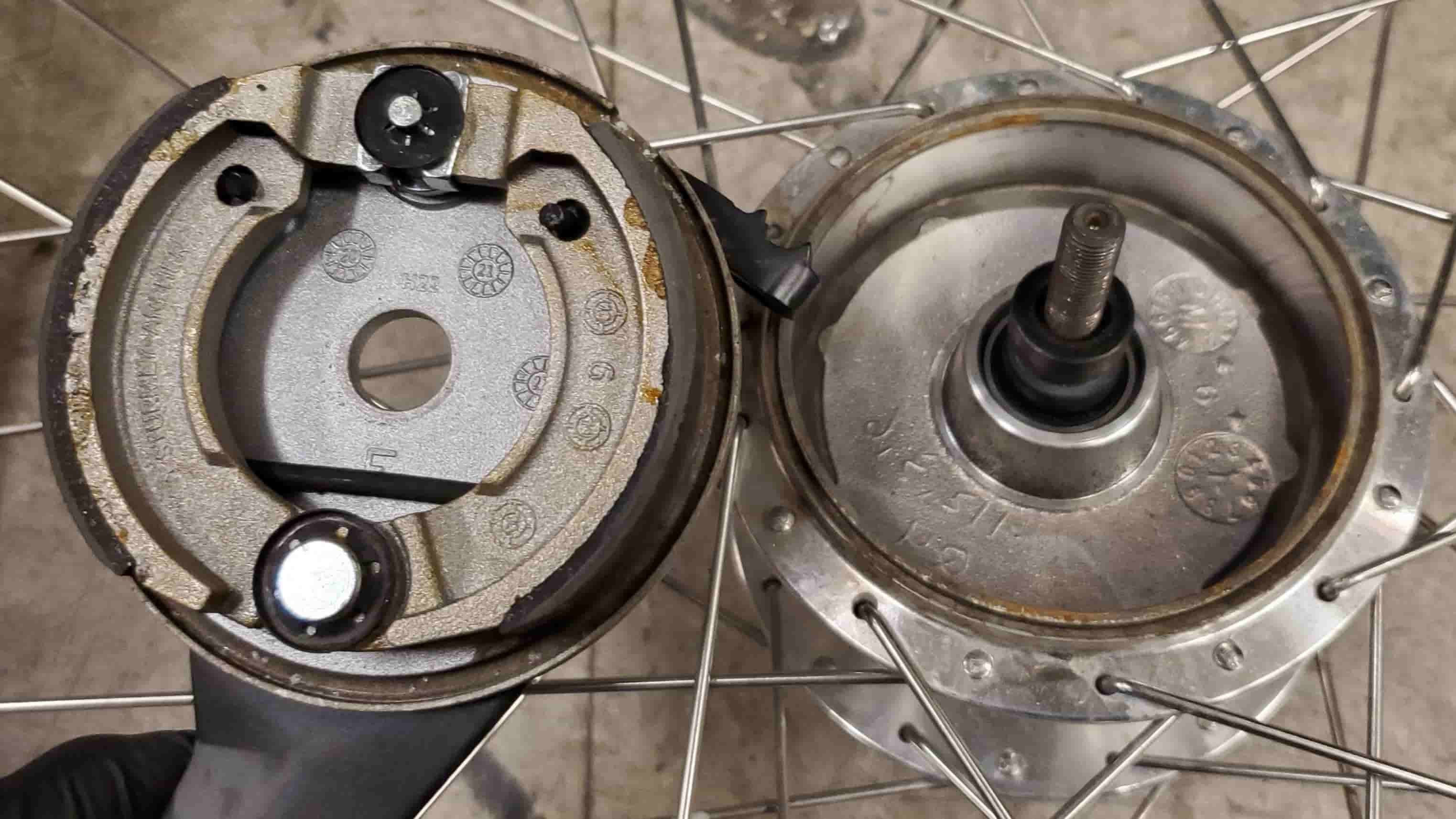 bluebike front brake