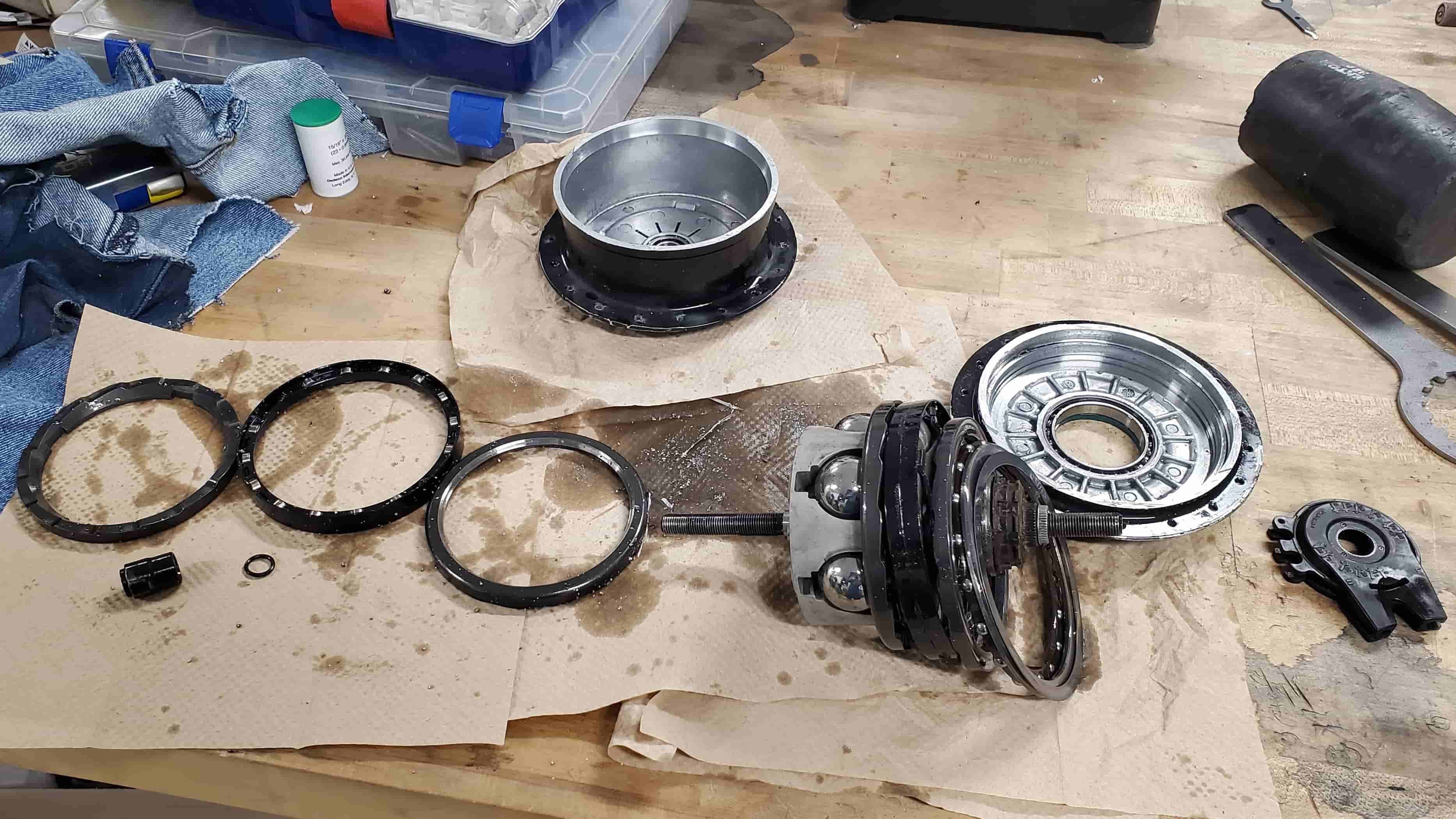 disassembled enviolo cvt