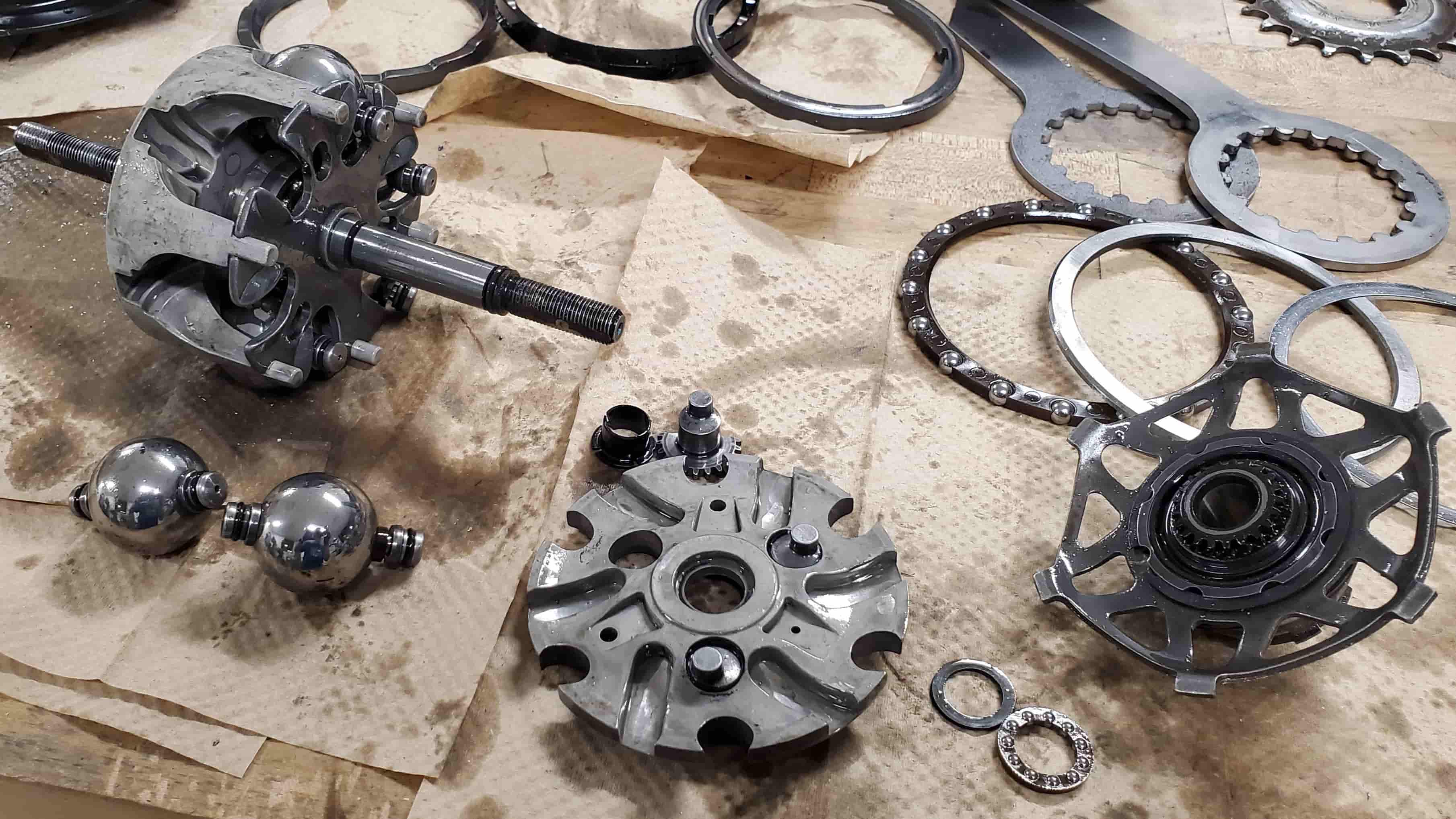 disassembled enviolo cvt