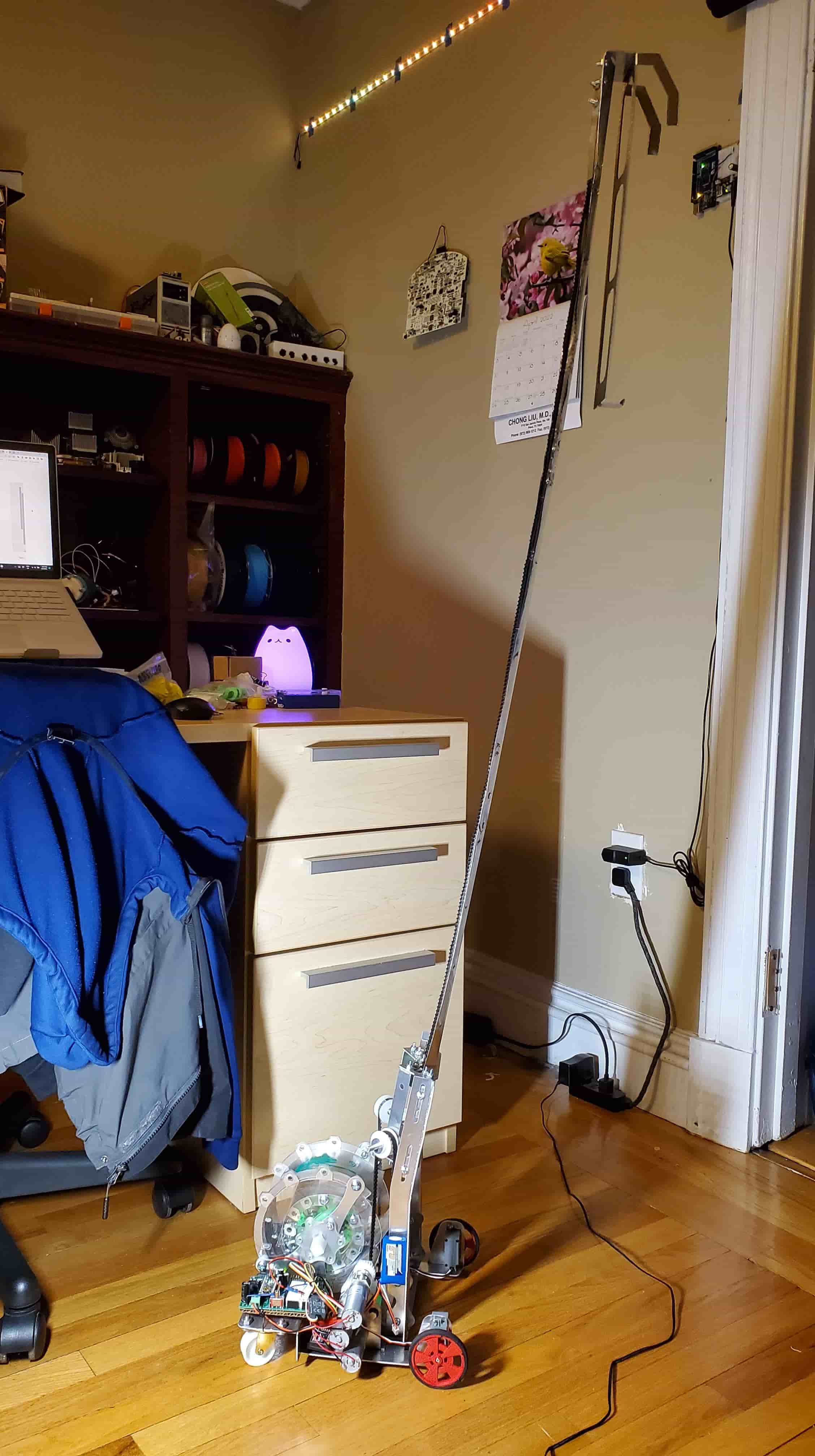 fully deployed robot