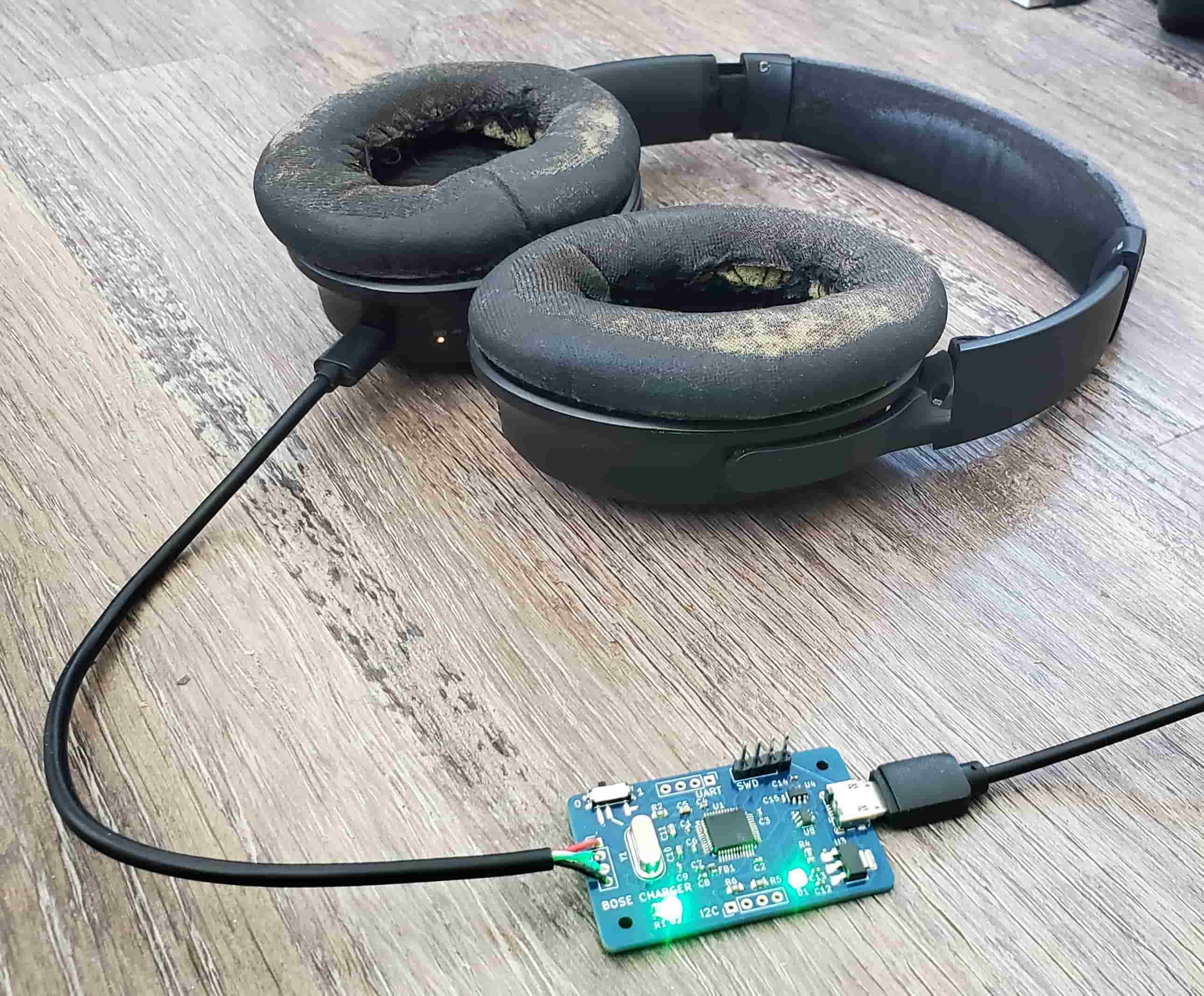 headphones charging