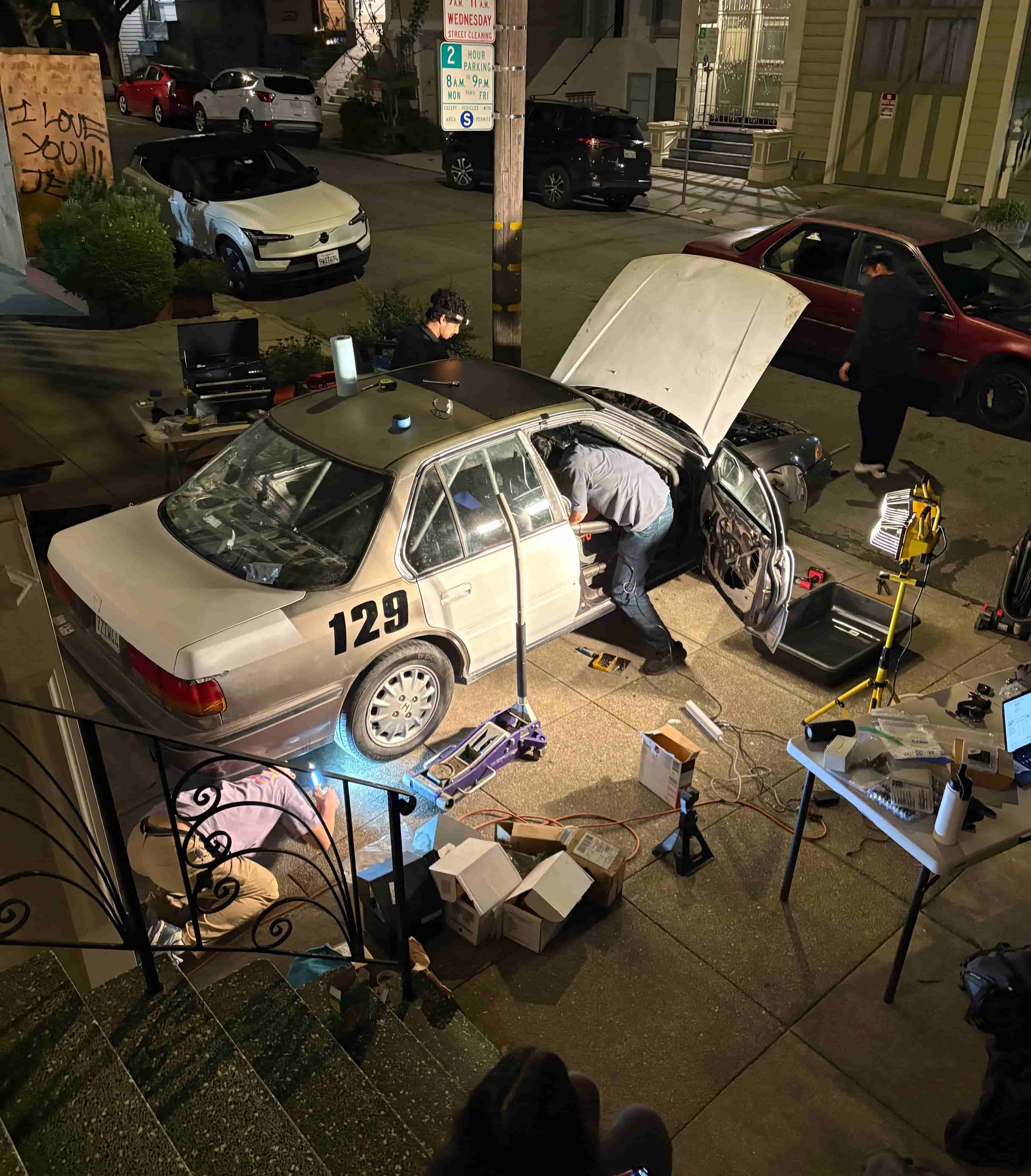 car work session