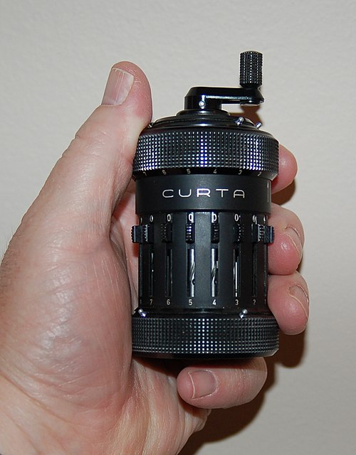 palm-sized curta calculator