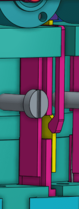 curta calculator cantilever carry spring