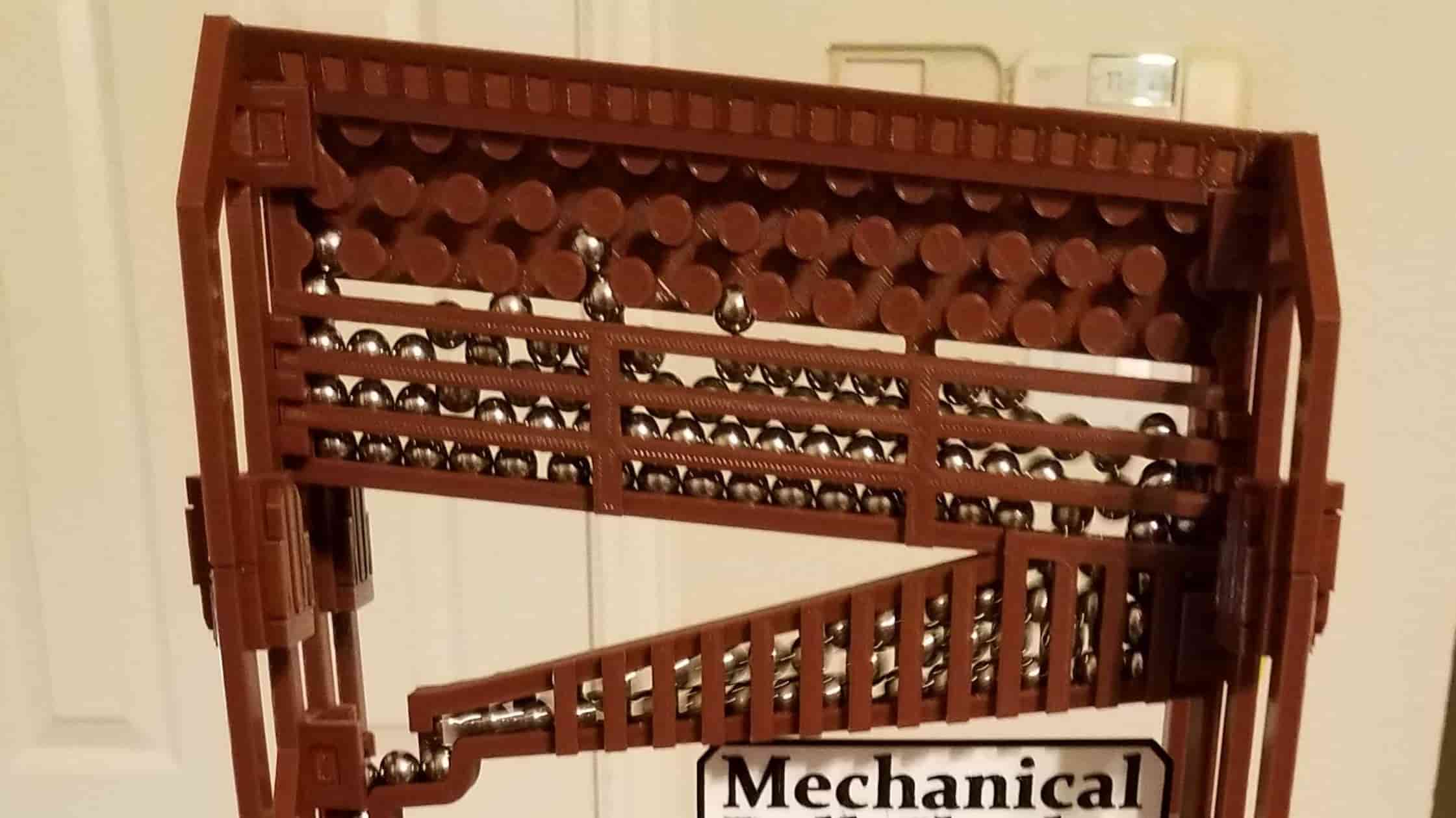 storage module of mechanical ball clock