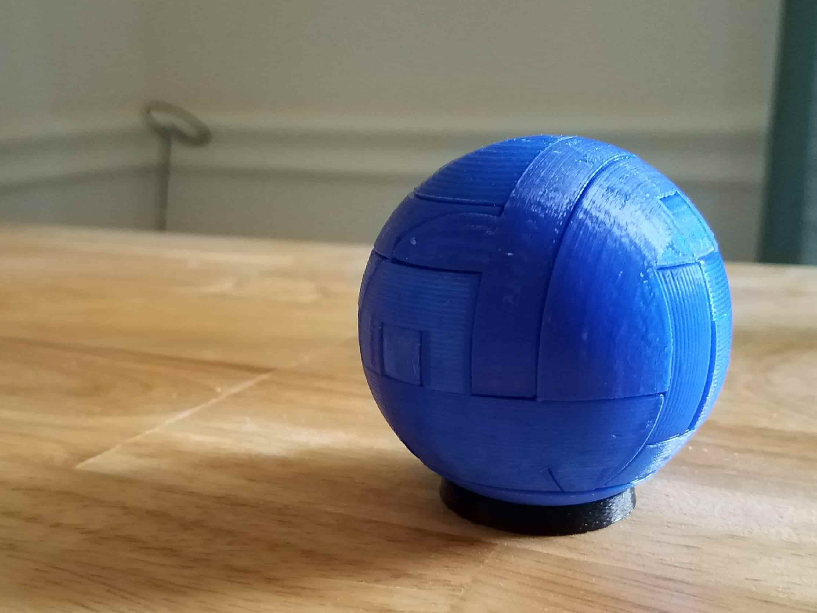 assembled sphere puzzle