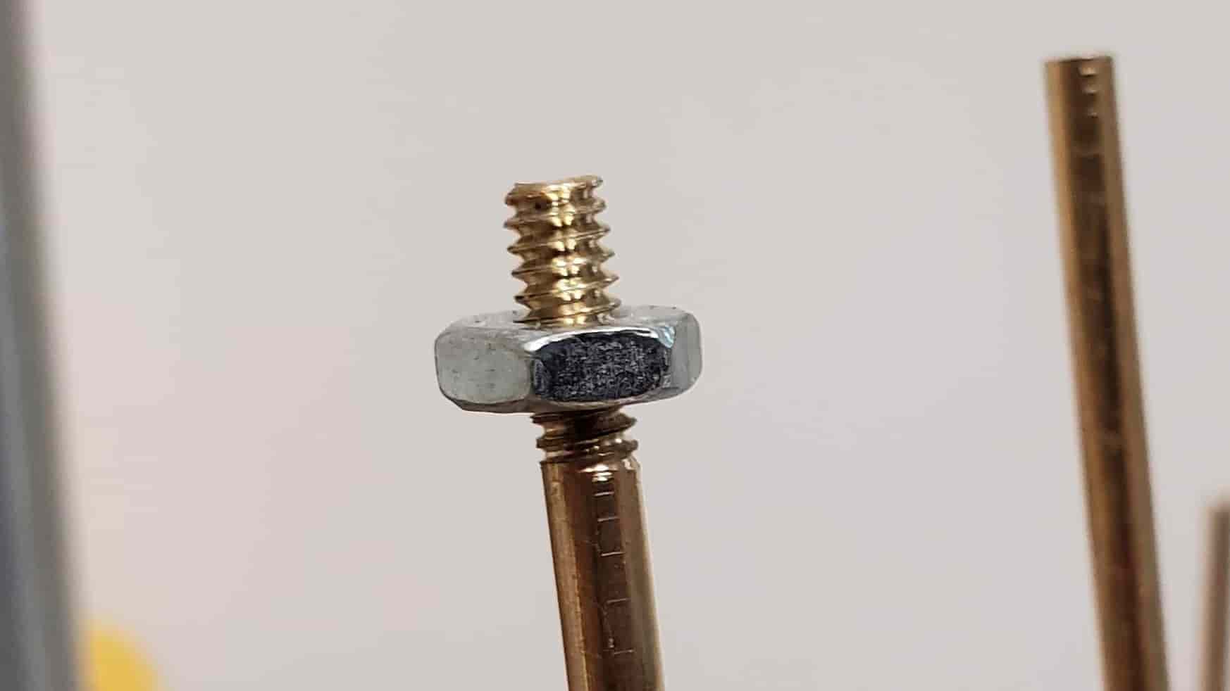 threaded brass rod